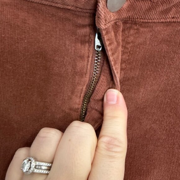 ARULA ALTAR'D STATE embroidered brown flare corduroys size 16 - Picture 3 of 9